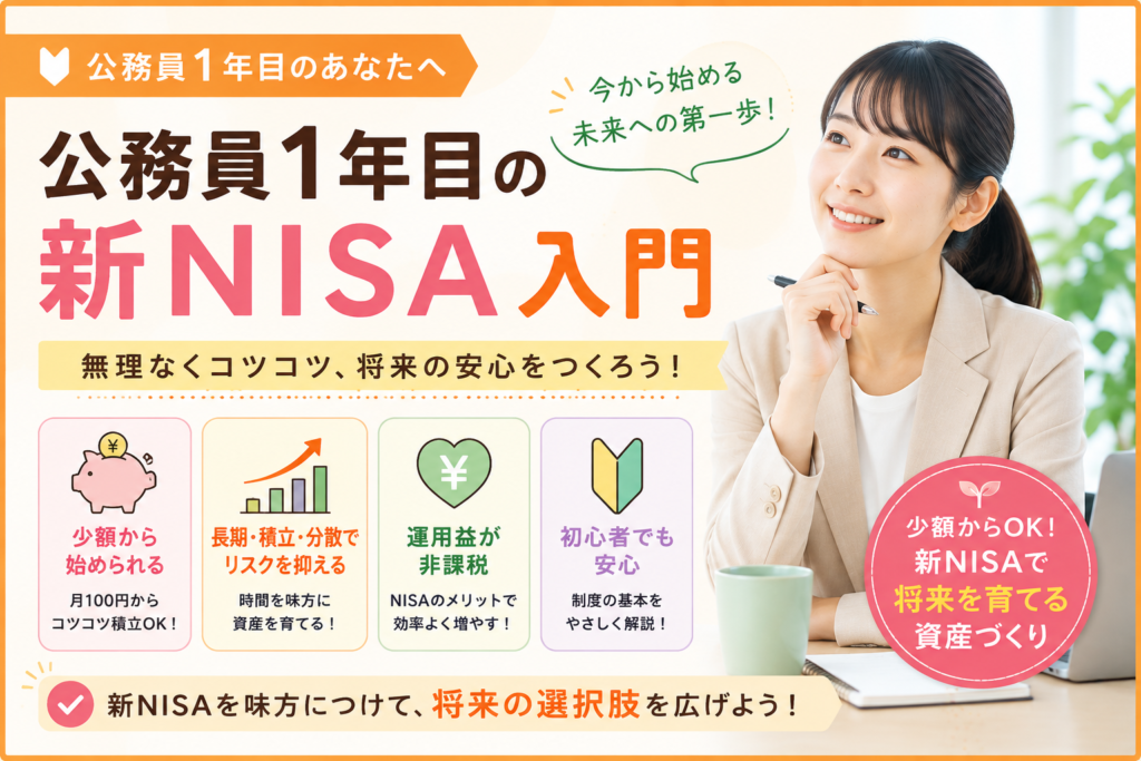 公務員1年目の新NISA入門｜月1万円から始める積立投資