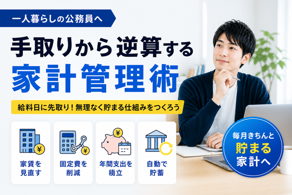 一人暮らし公務員の家計管理
