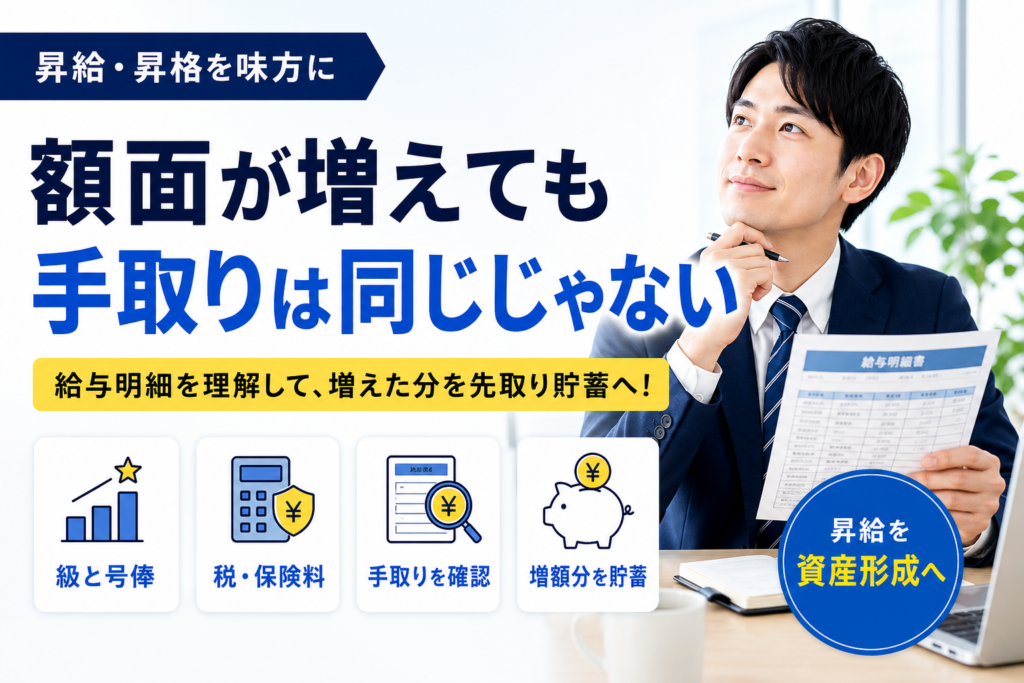 公務員の昇給昇格と手取り