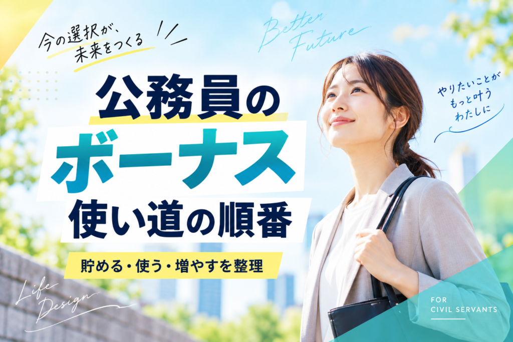 公務員のボーナス使い道設計
