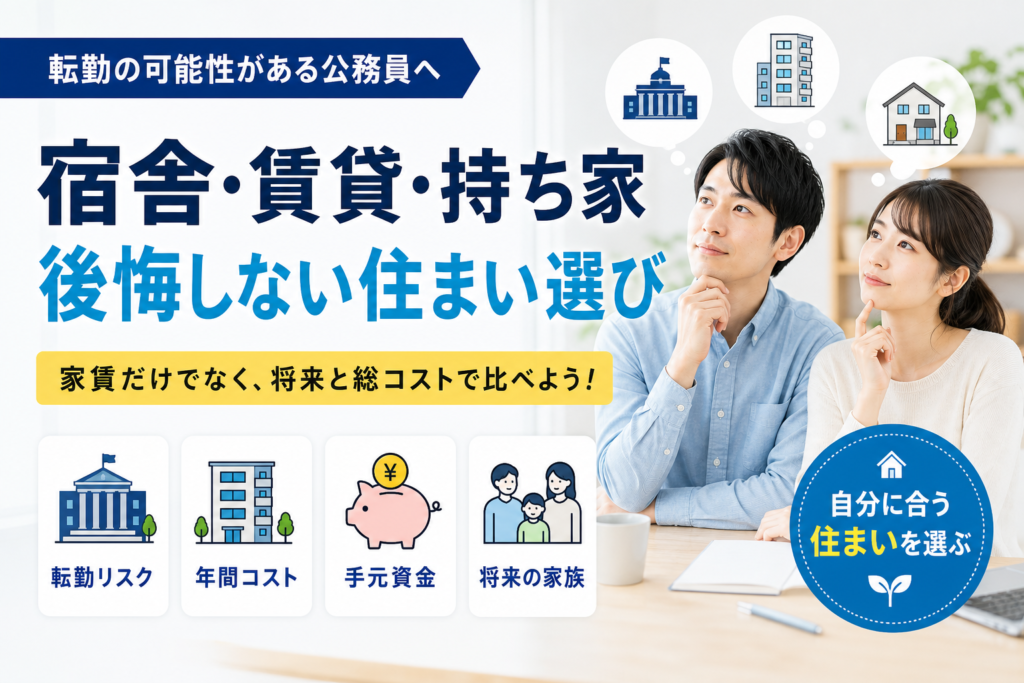 公務員の住まい選び