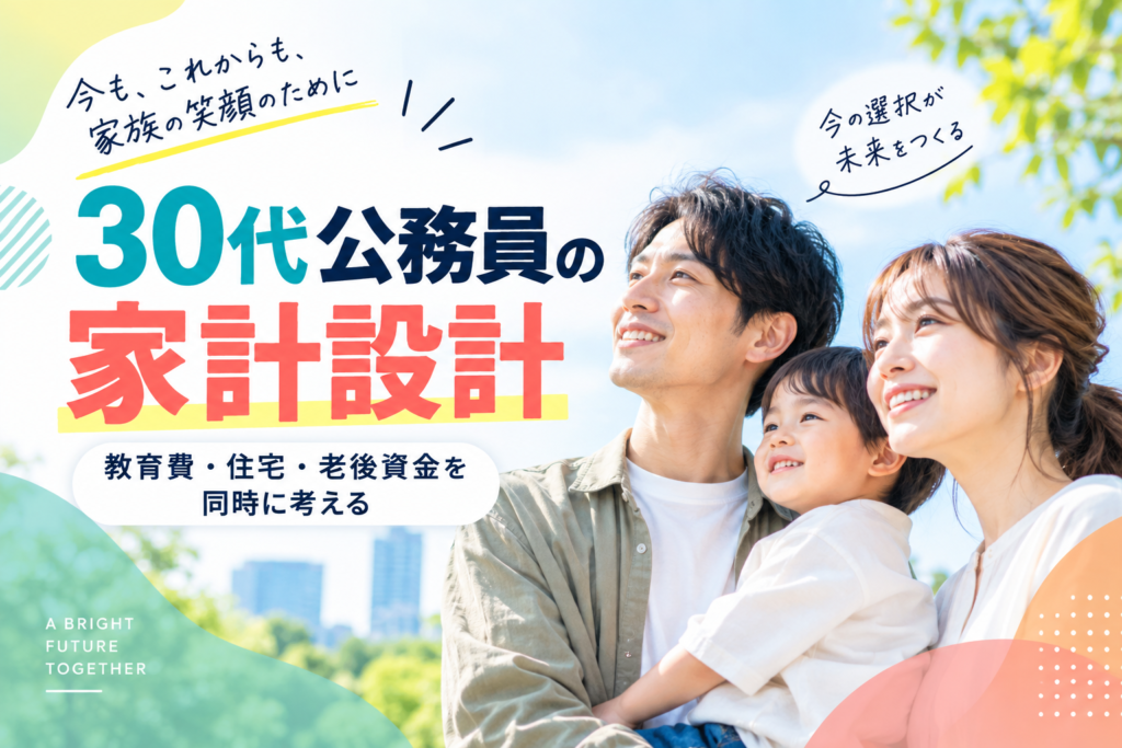 30代公務員の家計設計｜教育費・住宅・老後資金を同時に考える