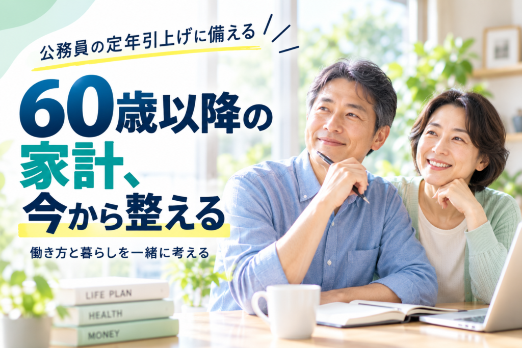 公務員の定年引上げに備える｜60歳以降の家計を考える