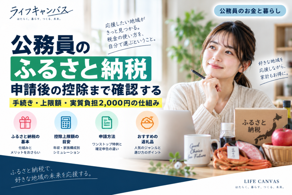 公務員のふるさと納税｜申請後の控除まで確認する