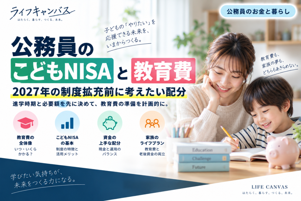 こどもNISAと教育費｜2027年の制度拡充前に考えたい配分